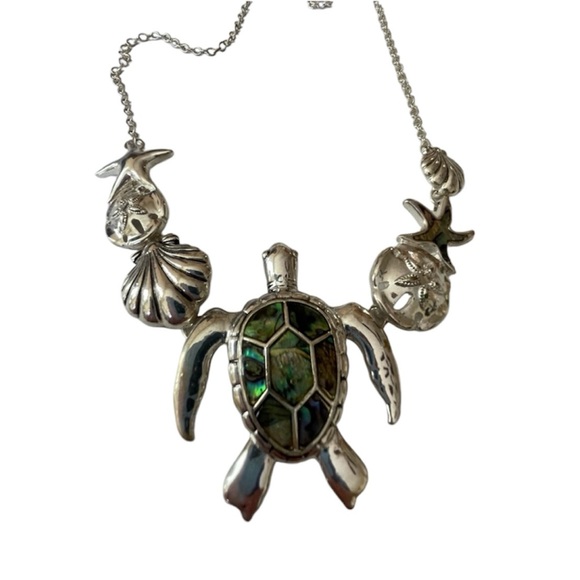 Silver Turtle necklace - Picture 1 of 4